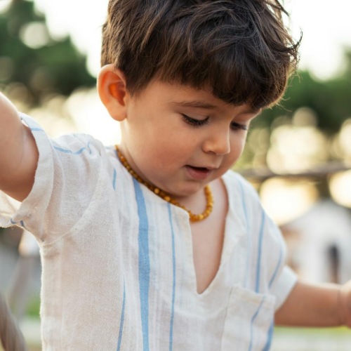 a young boy on a playground